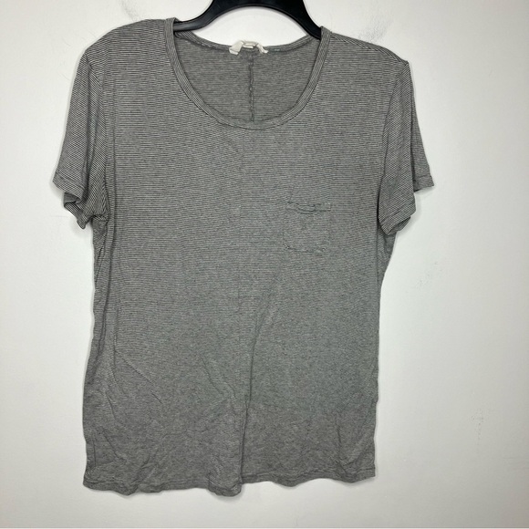 Athleta t-shirt striped size large - Picture 1 of 6